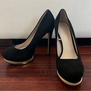 ZARA black suede dress pump size 39 - ideal party shoe
